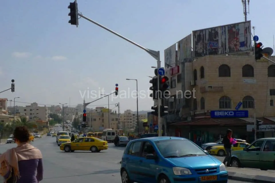 Hebron road in front of EFFETA Hebron road in Bethlehem