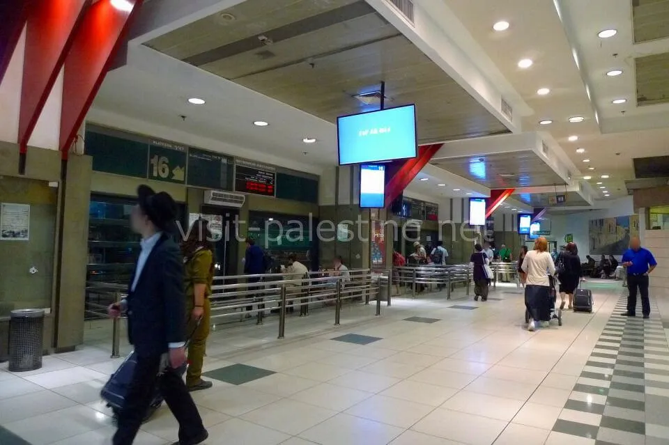 Check carefully from which gate the bus would depart. Jerusalem Central Bus Station gates