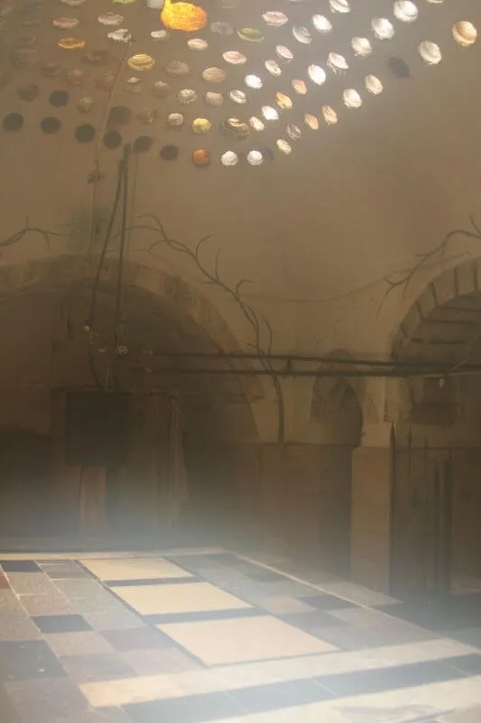 You can enjoy hookah at Hammam, too. glichfield Nablus hammam