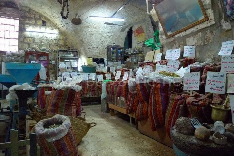 You can buy herbs as much as you like. A herb shop in Nablus Old City