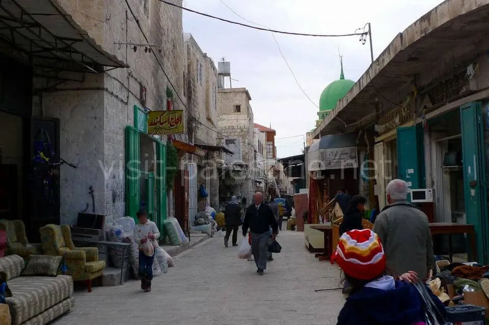 Nablus has a very vibrant old city. Nablus old city
