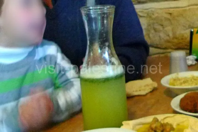 Palestinian mint lemon juice