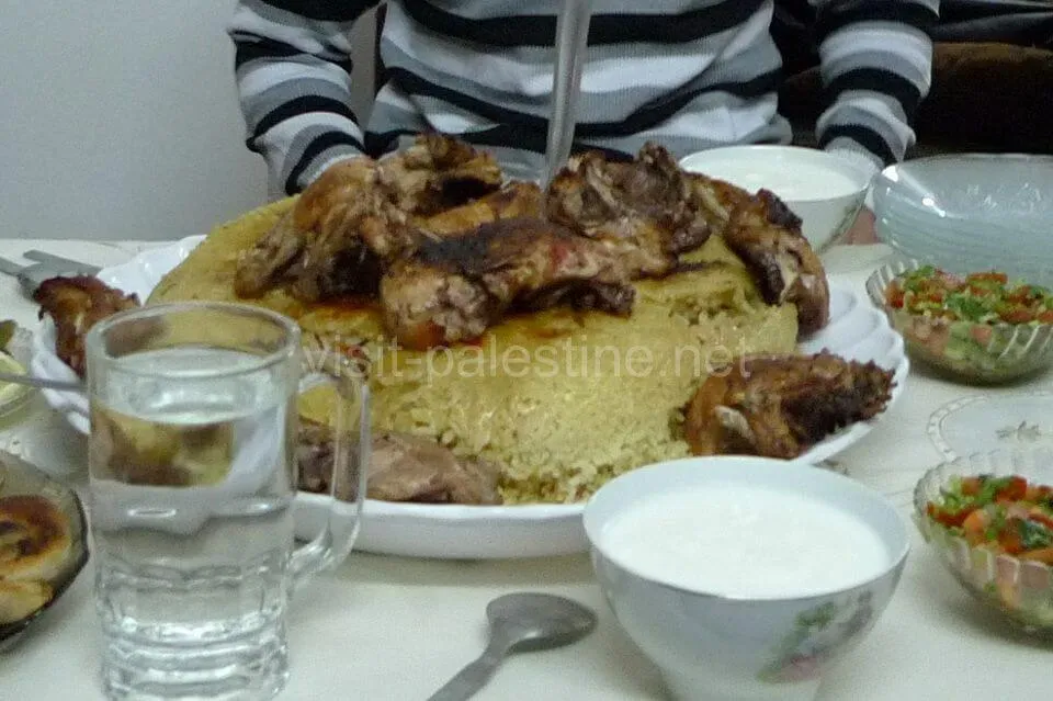 Makloubeh in Palestine