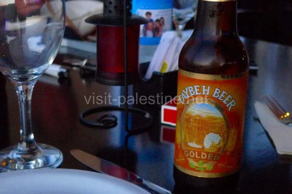 Taybeh beer bottle in Palestine